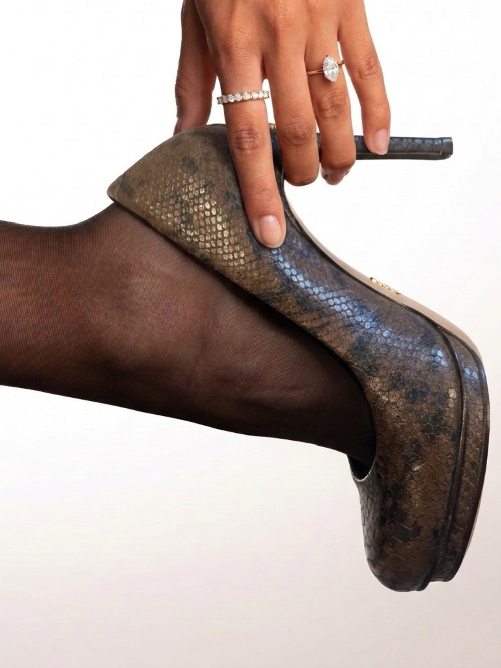 Tory Burch “JUDE” Python-Print Leather High Heel Pump (7)